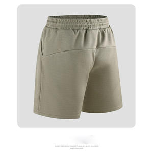Pantalones cortos de hombre personalizados de alta calidad 2025, servicio OEM al por mayor, pantalones cortos de malla teñidos lisos - Product Image 5