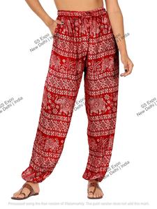 Pantalones Harem de Satén Transpirables de Talla Única para Mujer, Cómodos, Sexys, Estilo Bohemio, Elásticos en la Parte Delantera, Corte Regular Informal, Ropa de Calle para Invierno - Product Image 3