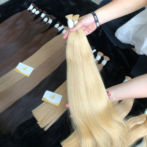 Cheveux en vrac vietnamiens, ton russe, extensions de cheveux, qualité supérieure, prix de gros, usine, 100% cheveux humains - Product Image 1