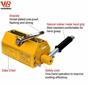 राउंड स्टील के लिए 10000 किलोग्राम pml1000 pml5000 स्थायी चुंबकीय लिफ्टर - Product Image 6