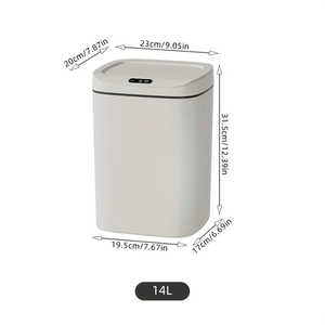 Cubo de Basura Inteligente para Cocina con Sensor, Anti-Olores, Cierre Silencioso, Múltiples Opciones de Capacidad: 12.0 L, 14.01 L, 16.01 L - Product Image 2