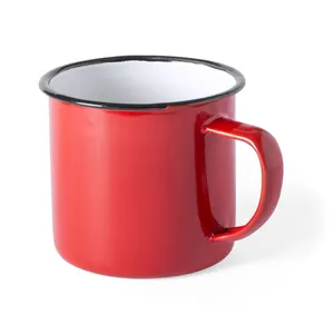 Tazza in Metallo Vintage Wilem, Gadget Personalizzato per Bevande Promozionali - Product Image 3