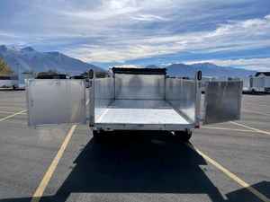 Remorque à benne basculante haute qualité d'origine d'usine 7X14 Remorque à benne basculante 6x12 pour tracteur agricole Excellentes remorques agricoles à vendre - Product Image 4