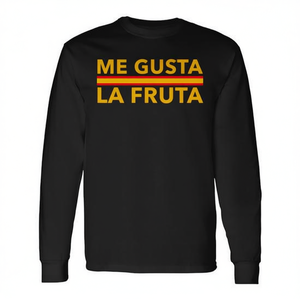 Camiseta de manga larga con diseño de político divertido de España, Me Gusta La Fruta - Product Image 2