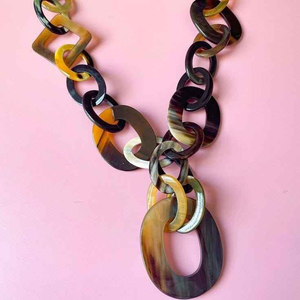 2025 nouveauté collier pendentif en corne de buffle naturel fait à la main pour femmes et filles - Product Image 3