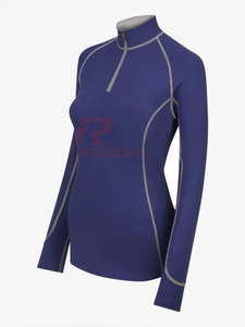 Capa base para mujer, venta al por mayor, diseño moderno, sensación suave, material elástico transpirable, control de humedad, rendimiento, ajuste adecuado - Product Image 3