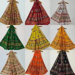 Dupatta Phulkari con Bordado de Espejo, Bufanda, Estola, Regalo para Ella, Recuerdo, Dupatta Patola, Dupatta Pakistaní - Product Image 5