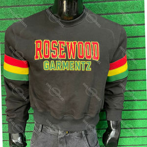 Sudaderas de Forro Polar con Diseños de Bordado Personalizados, Manga Larga, Estilo Holgado, Ropa de Primavera, Algodón Ecológico - Product Image 2