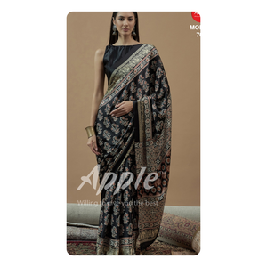 Saree de satén japonés de moda para mujeres elegantes que prefieren drapeado cómodo y tela suave y brillante - Product Image 5