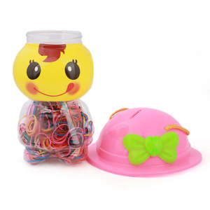 Tarro de Bandas Elásticas para Niños - Rosa - Product Image 2