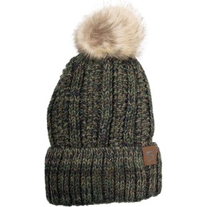 Bonnet en tricot personnalisé à la mode pour femmes épaisses et personnalisées Bonnet de ski à pompons pour l'hiver - Product Image 2