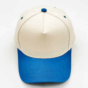 Venta al por mayor gorra de béisbol unisex de malla de 6 paneles logotipo personalizado dos tonos playa curva ajustable para adultos - Product Image 3