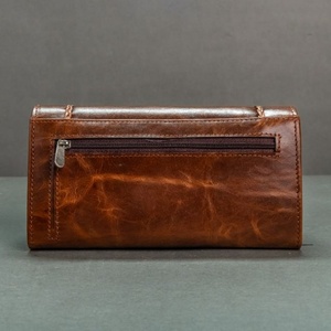 Genuine Leather Stylish <b>Wallet</b> Clutch Multi Card Holder Purse Clutch Credit Card <b>Wallet</b> Recycled Leather Clutch For Women's Use - Product Image 4