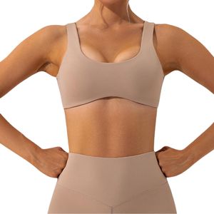 Sujetador Deportivo Sin Costuras de Alta Calidad, Diseño Simple, Gran Soporte, Patrón Sólido, Corte Automatizado, Secado Rápido, Transpirable - Product Image 2