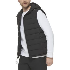 Veste matelassée sans manches de haute qualité pour homme pour l'hiver et l'automne Style de rue avec col montant et capuche Prix raisonnable - Product Image 6