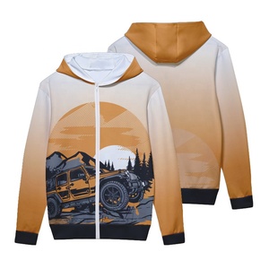 เสื้อฮู้ดดี้ผู้ชายคุณภาพสูงสำหรับฤดูหนาว แบบซับลิเมชั่น สีพื้น 100% โพลีเอสเตอร์ สีและโลโก้สั่งทำได้ แห้งเร็ว ระบายอากาศได้ดี - Product Image 2