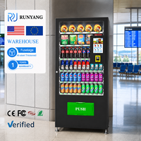 Distributeurs automatiques intelligents RUNYANG personnalisés pour les articles de vente au détail, distributeur automatique de collations pour aliments et boissons