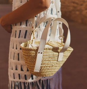 Sacs en paille faits main, paniers en paille, sacs naturels, sacs de plage, sacs artisanaux, sacs marocains, paniers marocains - Product Image 1