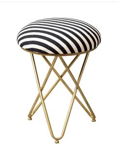 Metallic <b>side</b> <b>table</b> gold cross legs stool ottoman bulk quantity usage home hotel room restaurant indoor outdoor living room 2023 - Product Image 1