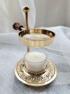 Coleccionistas 2025 Nueva madera madre perla Bakhoor quemador Ncense Madhkan quemador árabe Oud quemador para fragancia del hogar para Ramadán - Product Image 5