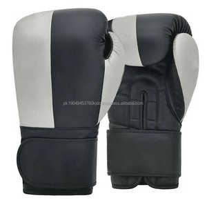 Meilleur prix personnalisé gants de boxe avec sangle en cuir de vachette imperméable Muaythai MMA gants d'entraînement en cuir/Pu pour l'extérieur - Product Image 3