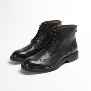 Botines Clásicos de Gamuza con Suela Antideslizante y Plantilla Acolchada para Oficina y Reuniones de Negocios - Product Image 2