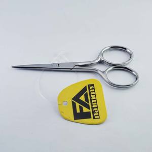 กรรไกรสำหรับงานปักทำจากสเตนเลสสตีลกรรไกรทำเกลียวหลากสีเงิน - Product Image 4