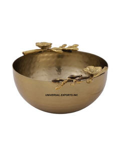 Bol à chocolat de luxe fait à la main dernière nouveauté forme ronde écologique poli avec un marteau en métal bol sucré fait à la main - Product Image 3