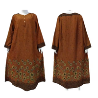 Vêtements musulmans Robe de soirée modeste à manches longues pour femmes Robe abaya en rayonne Robe de prière pour les musulmans