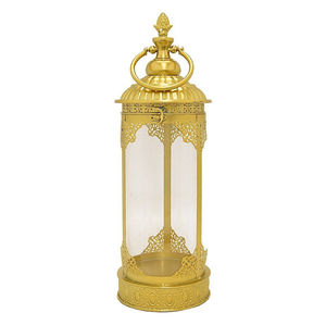 Farol de Vela Marroquí de Metal y Hierro 2026, con Vidrio de Colores y Acabado Dorado, para Decoración de Iluminación del Hogar y Jardín - Product Image 4