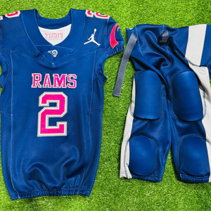 ชุดเสื้อเจอร์ซี่อเมริกันฟุตบอลสำหรับผู้ชายชุดเสื้อพิมพ์ลายซับลิเมชันออกแบบโลโก้ได้ตามต้องการ - Product Image 6