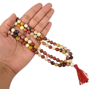 สร้อยคอหินคริสตัลมาลามูไคต์แจสเปอร์ลูกปัดคริสตัลบำบัดแบบ108ขายส่ง - Product Image 2