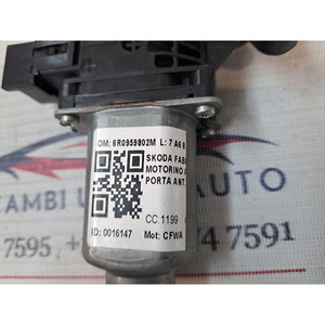มอเตอร์ไฟฟ้าหน้าต่างด้านหน้าขวา SKODA Fabia Sedan รุ่นที่ 2 6R0959802M (07>14) - Product Image 6