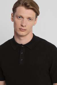 Polos de hombre de talla grande de alta demanda, colección de verano ecológica de algodón negro, últimos estilos, precio de fábrica al por mayor - Product Image 5