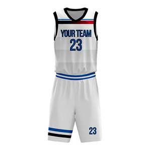 Conjunto de Uniforme Deportivo de Baloncesto Unisex Personalizado, Talla Grande, Transpirable, Sin Mangas, de Secado Rápido, 100% Poliéster, Técnica de Sublimación - Product Image 3