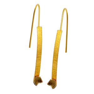 Raw Material Rough Smoky Quartz 925 Sterling Sliver Fixed Ear Wire <b>Handmade</b> <b>Earrings</b> Lovely Romantic Fancy <b>Earring</b> for Women. - Product Image 4