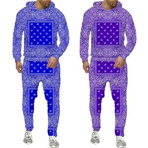 Prix de gros Survêtements pour hommes taille réglable Sublimation Survêtements pour hommes imprimés par sublimation Dernière arrivée - Product Image 5