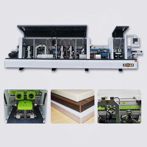 ZICAR Pre milling Fully Automatic Edge Banding Binding <b>Machine</b> Edge Bander Corner Rounding 8 functions mdf desk production line - Product Image 2