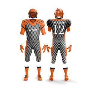 Conjuntos de camisetas de fútbol juvenil de manga corta de alta calidad uniformes de fútbol americano de sublimación completa personalizados recién llegados - Product Image 5