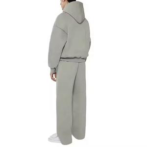 Custom Streetwear <b>Plain</b> Tracksuits for Men Men's 2pc Blank Tracksuit <b>Hoodie</b> and Jogger Set - Product Image 5
