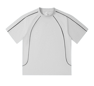 T-shirt 100% coton avec logo personnalisé T-shirt unisexe pour hommes T-shirts à manches courtes pour hommes - Product Image 2