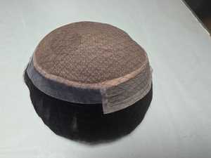 Miraje 100% perruque de cheveux humains pour hommes Oupee Base de soie haute densité HD avant de lacet perruques Transparent avant de lacet Bangladesh cheveux toupet - Product Image 5