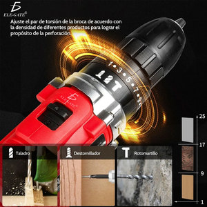 Potente Kit Avvitatore a Impulsi Multifunzione Senza Fili con Batteria 20/21V e Cricchetto Brushless per Lavori Fai-da-te - Product Image 4