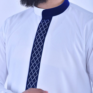 Al Daffah Thobe รูปแบบใดๆแขนยาวผู้ชาย Jubba Thobe 100% คุณภาพสูงปักที่กําหนดเองทํา thobe ยอดนิยม kaftan - Product Image 4