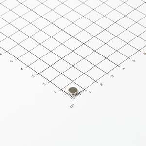 Magnete a disco in neodimio Ø6x2mm fino a 150°C - Product Image 1