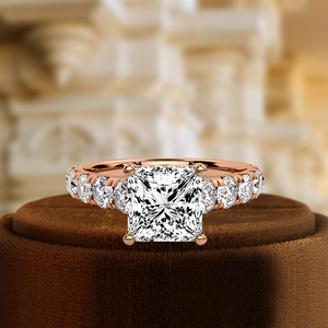 Anillo de Diamante con Certificado IGI de 1 Quilate, para Ella, Oro Sólido de 14K, Solitario con Diamante Cultivado en Laboratorio, Anillo de Compromiso - Product Image 3