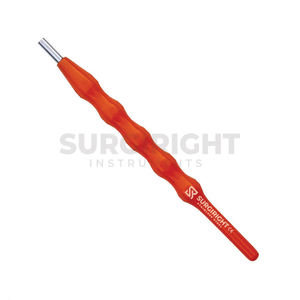 Orange Plastic Handle Manual <b>Mouth</b> Mirror Essential Equipment and Accessory for Oral Therapy By SurgiRight - Product Image 3