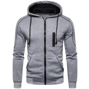 High Quality New Design Men Zipper <b>Hoodie</b> Polyester Breathable Quick Dry Zipper <b>Hoodie</b> <b>Trendy</b> Hot Selling Men Zipper <b>Hoodie</b> - Product Image 4