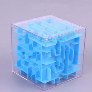 Cube Magique Labyrinthe 3D <b>Puzzle</b> Transparent Six Faces Educational Toy Cartoon Dinosaur Design Made of Plastic Wood <b>Boxed</b> - Product Image 6