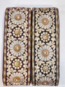 Hermosa Tela de Encaje Hecha a Mano con Lentejuelas y Bordado para Mujer, 100% Algodón, para Accesorios de Novia, Vestidos y Sujetadores - GotaVastra - Product Image 3